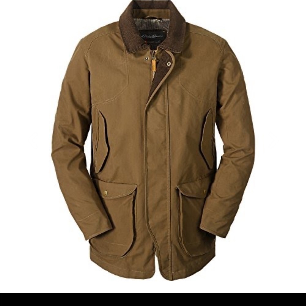 Men’s Eddie Bauer Bainbridge Field Barn Jacket Dark Tan- Sz S, Great condition!